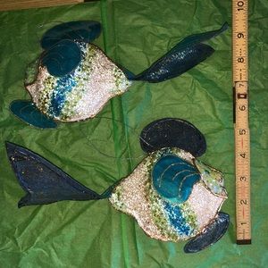 Beach fish Christmas ornaments